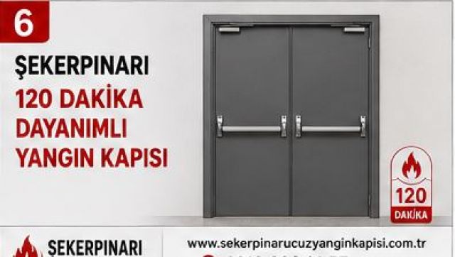 Şekerpınar 120 Dakika Dayanımlı Yangın Kapısı
