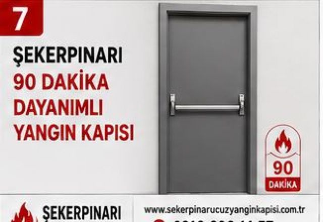 Şekerpınar 90 Dakika Dayanımlı Yangın Kapısı