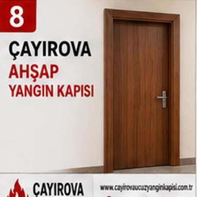 Şekerpınar Ahşap Yangın Kapısı