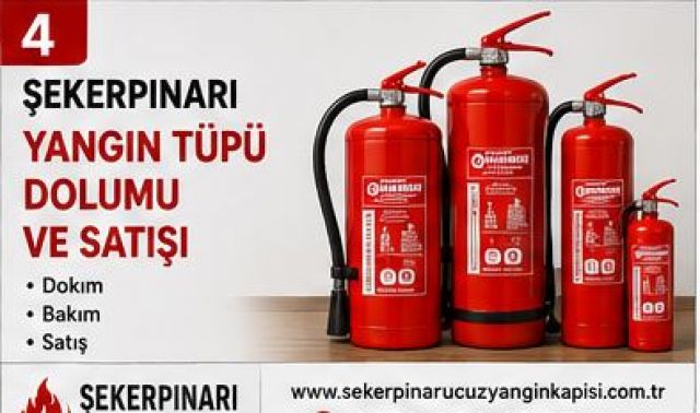 Şekerpınar Yangın Tüpü Dolumu ve Satışı